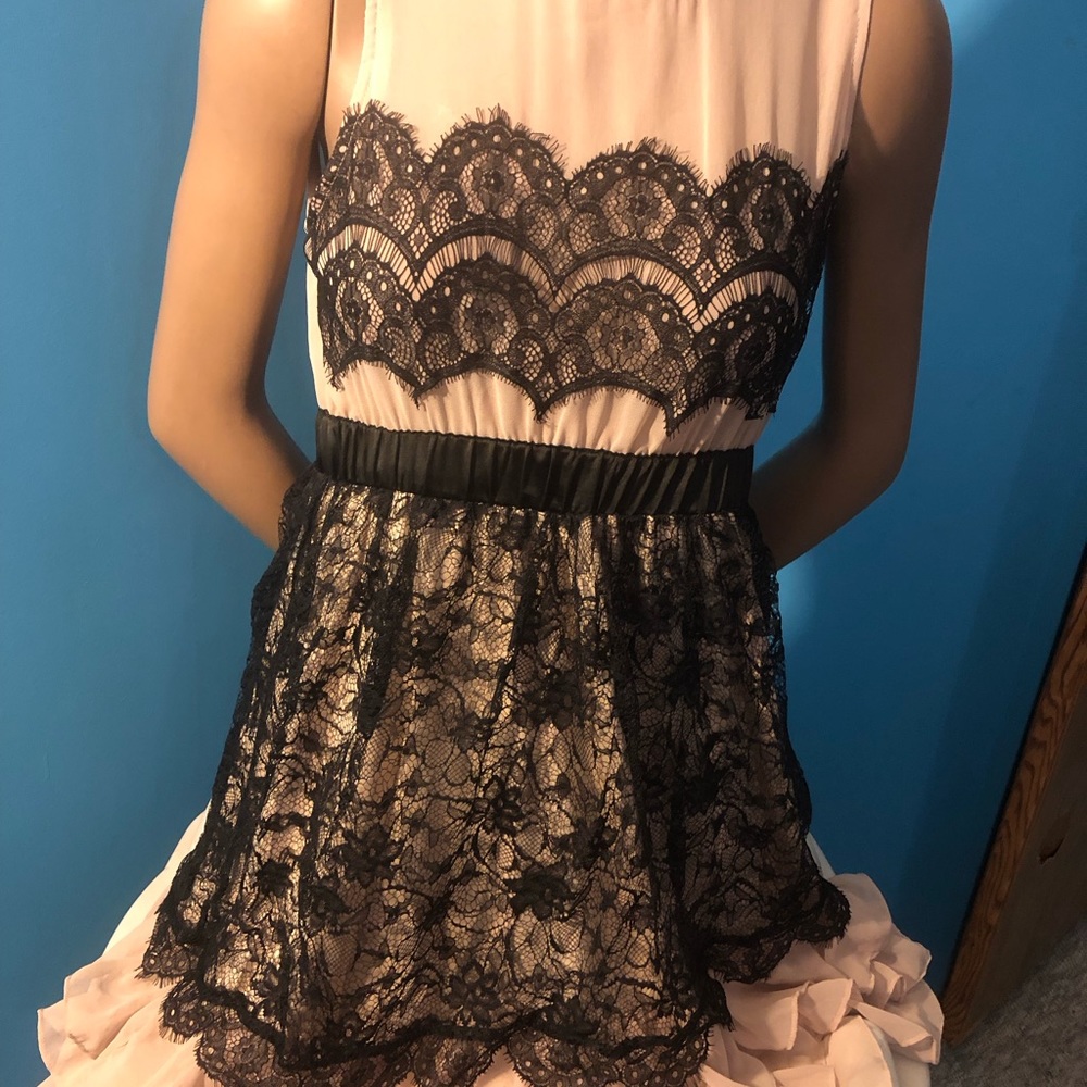 Shear and Black New Years Dress